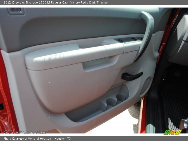 Victory Red / Dark Titanium 2012 Chevrolet Silverado 1500 LS Regular Cab