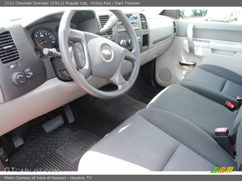 Victory Red / Dark Titanium 2012 Chevrolet Silverado 1500 LS Regular Cab