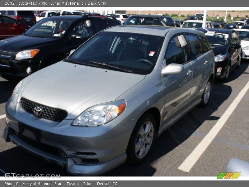 Lunar Mist Metallic / Dark Gray 2003 Toyota Matrix XR
