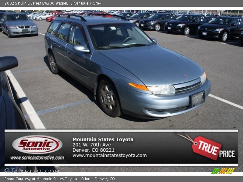 Silver Blue / Gray 2002 Saturn L Series LW300 Wagon