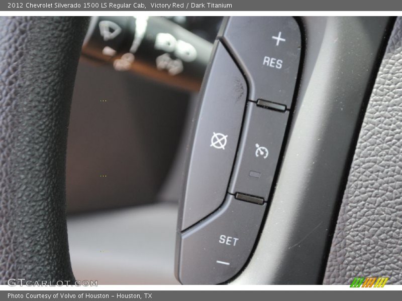 Victory Red / Dark Titanium 2012 Chevrolet Silverado 1500 LS Regular Cab