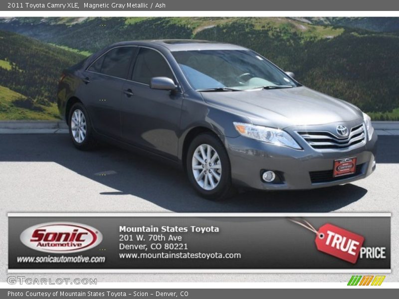 Magnetic Gray Metallic / Ash 2011 Toyota Camry XLE