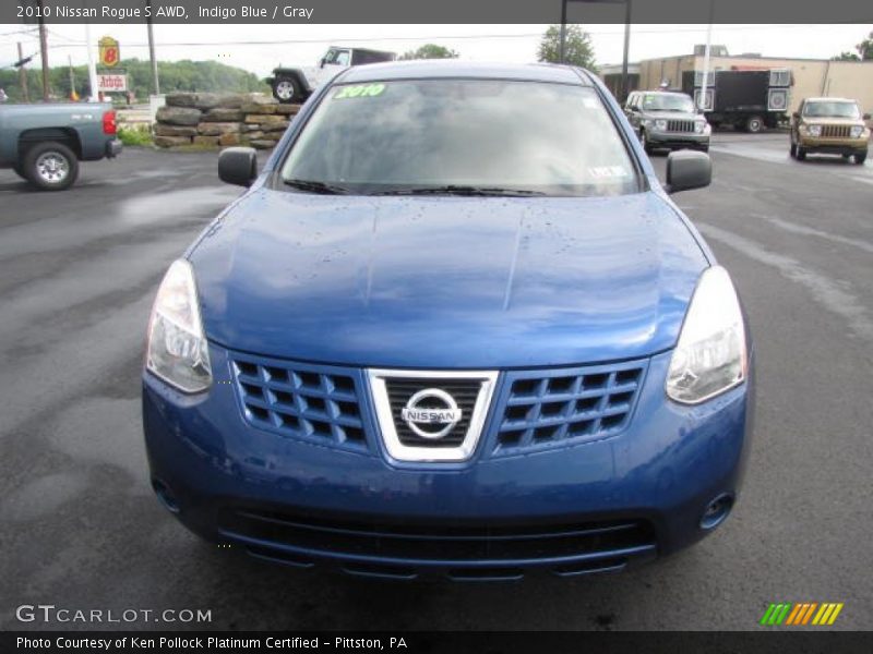 Indigo Blue / Gray 2010 Nissan Rogue S AWD