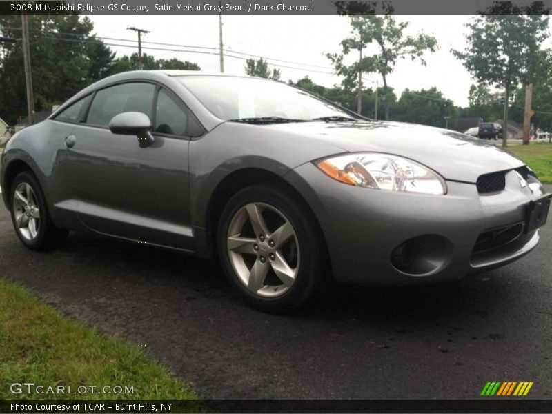 Satin Meisai Gray Pearl / Dark Charcoal 2008 Mitsubishi Eclipse GS Coupe