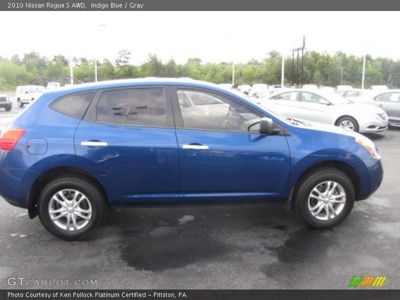 Indigo Blue / Gray 2010 Nissan Rogue S AWD