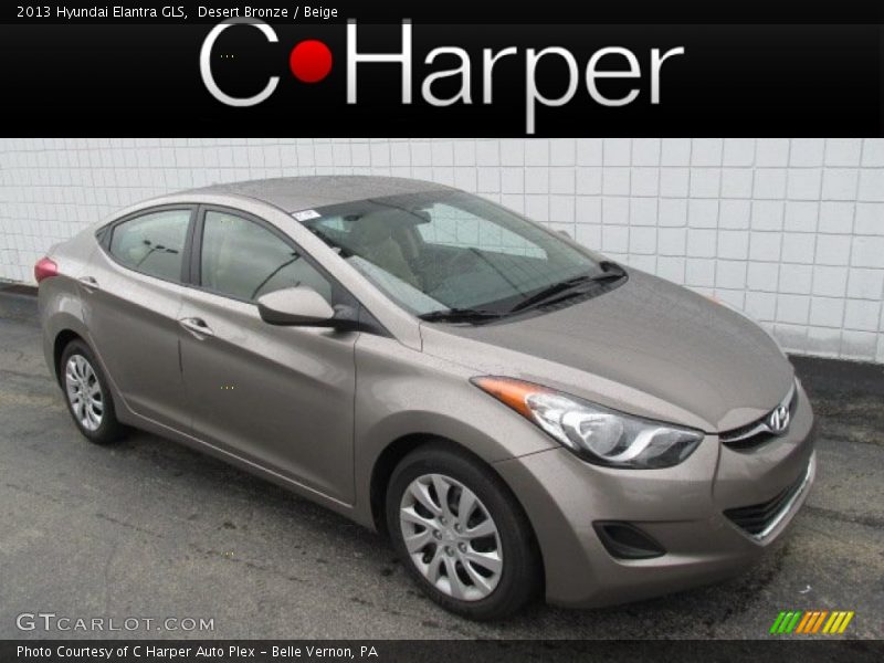 Desert Bronze / Beige 2013 Hyundai Elantra GLS