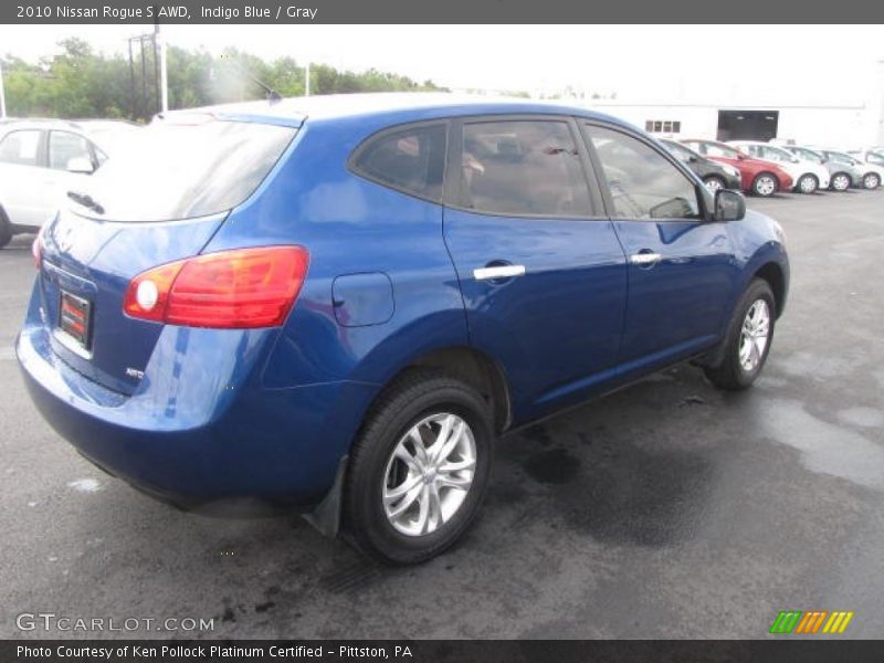 Indigo Blue / Gray 2010 Nissan Rogue S AWD