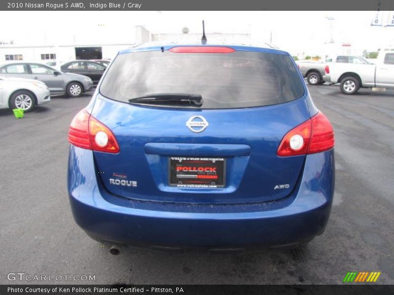 Indigo Blue / Gray 2010 Nissan Rogue S AWD