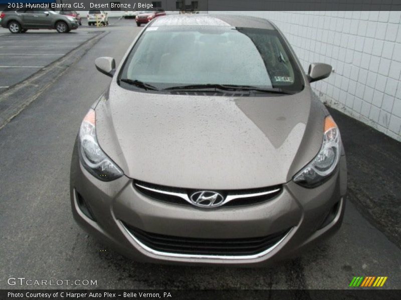 Desert Bronze / Beige 2013 Hyundai Elantra GLS