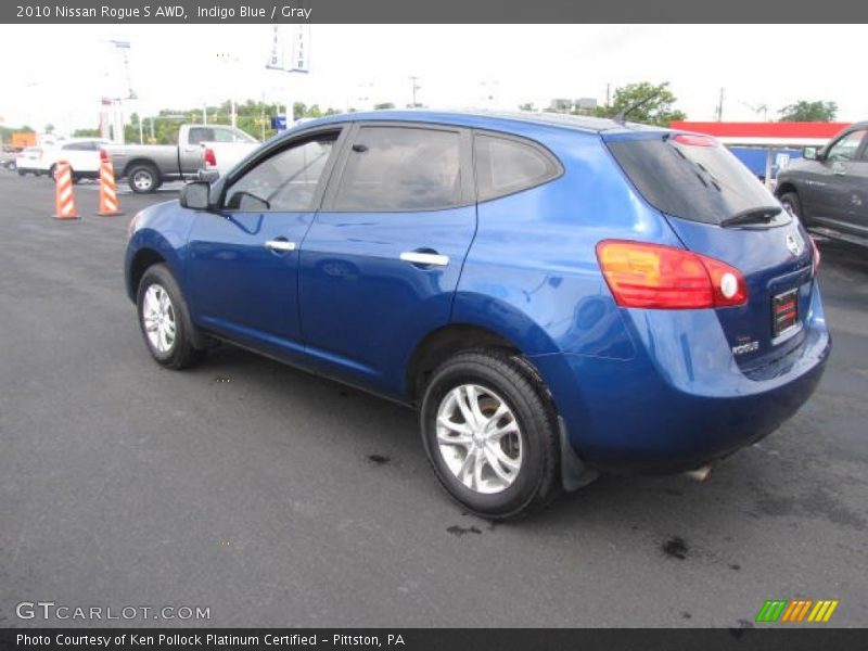 Indigo Blue / Gray 2010 Nissan Rogue S AWD