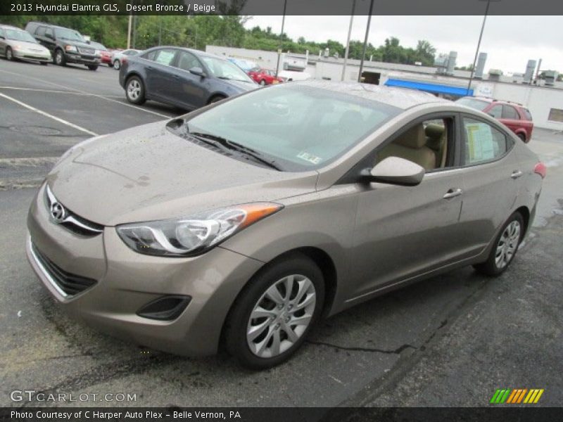 Desert Bronze / Beige 2013 Hyundai Elantra GLS