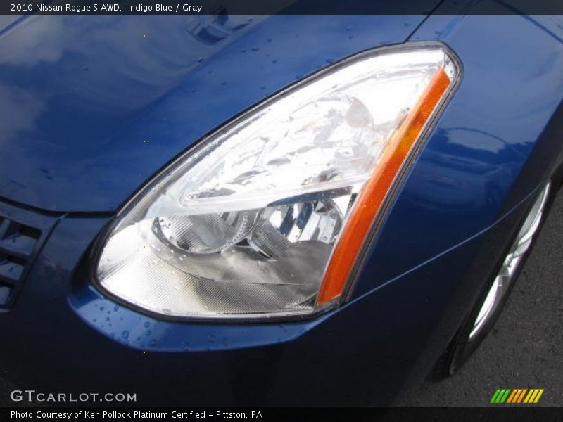 Indigo Blue / Gray 2010 Nissan Rogue S AWD