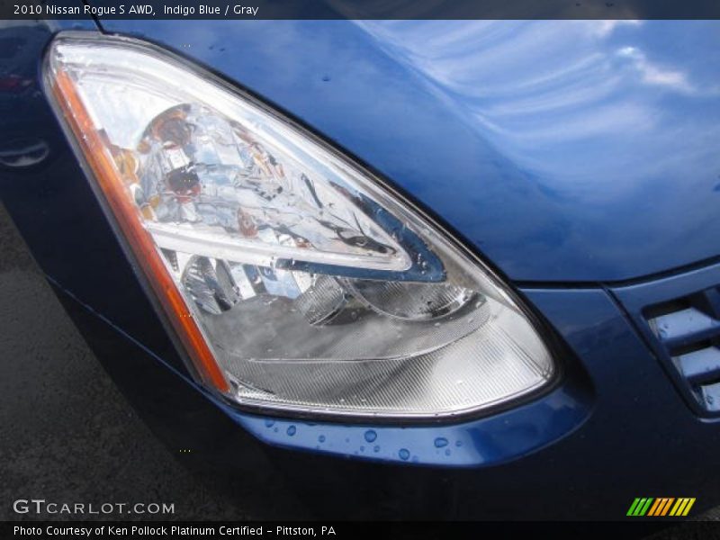 Indigo Blue / Gray 2010 Nissan Rogue S AWD