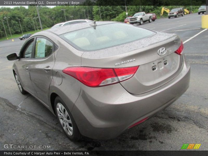 Desert Bronze / Beige 2013 Hyundai Elantra GLS