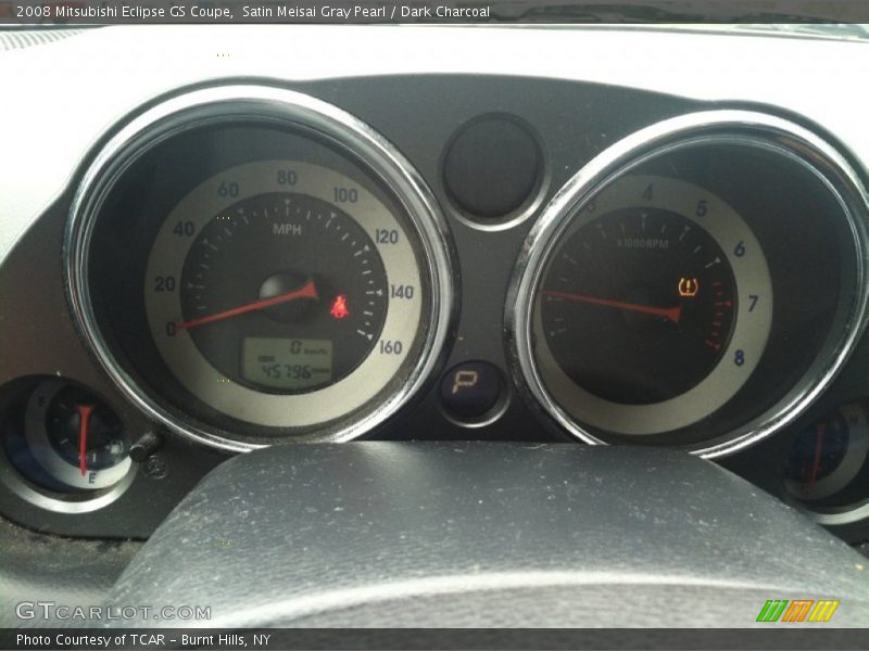 Satin Meisai Gray Pearl / Dark Charcoal 2008 Mitsubishi Eclipse GS Coupe