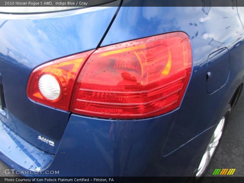 Indigo Blue / Gray 2010 Nissan Rogue S AWD
