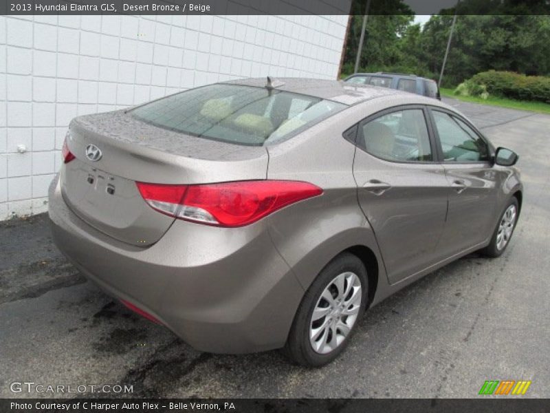 Desert Bronze / Beige 2013 Hyundai Elantra GLS
