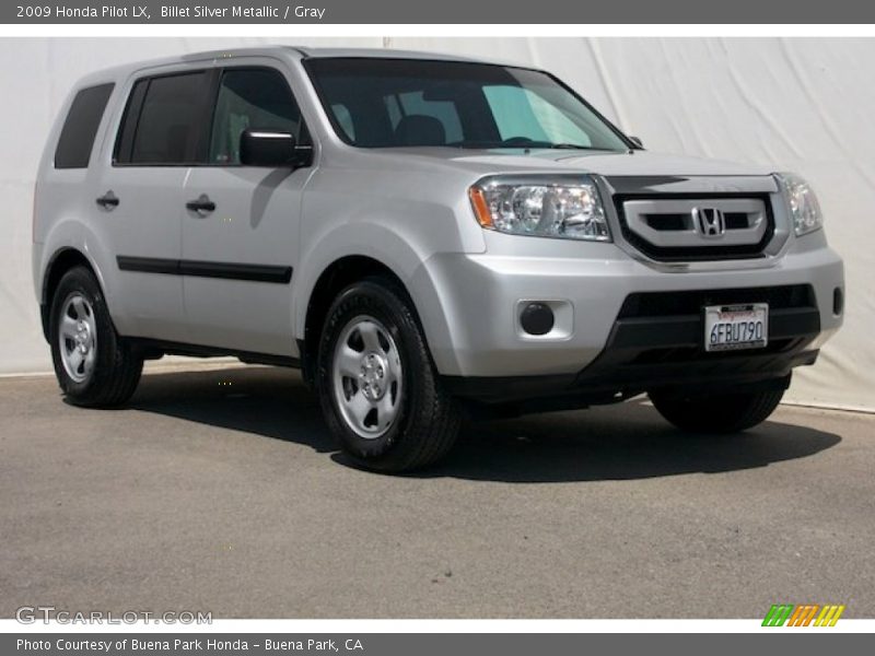 Billet Silver Metallic / Gray 2009 Honda Pilot LX
