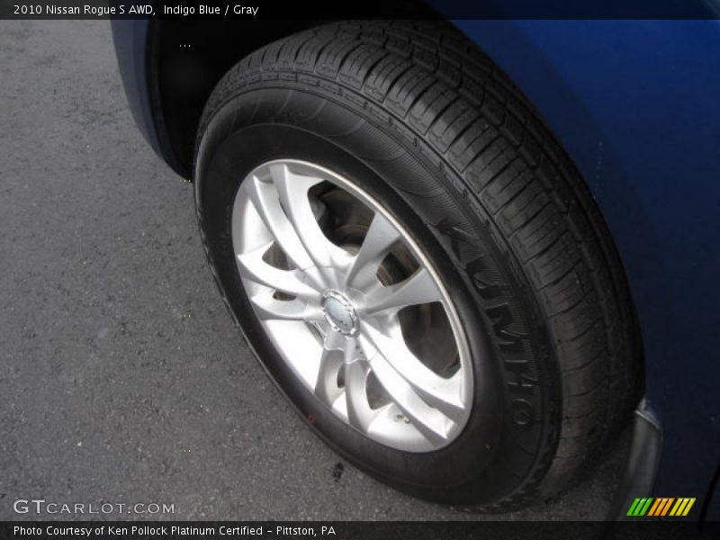 Indigo Blue / Gray 2010 Nissan Rogue S AWD