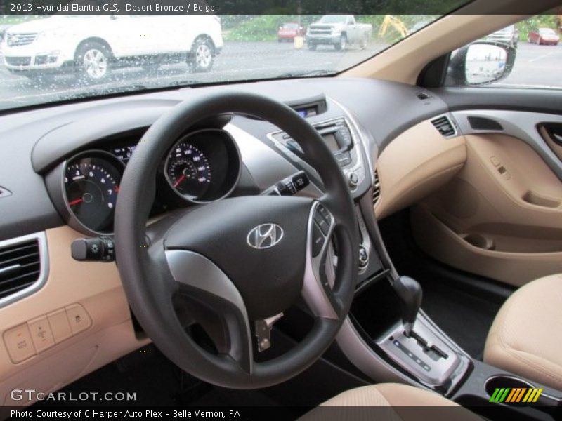 Desert Bronze / Beige 2013 Hyundai Elantra GLS