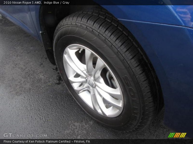Indigo Blue / Gray 2010 Nissan Rogue S AWD