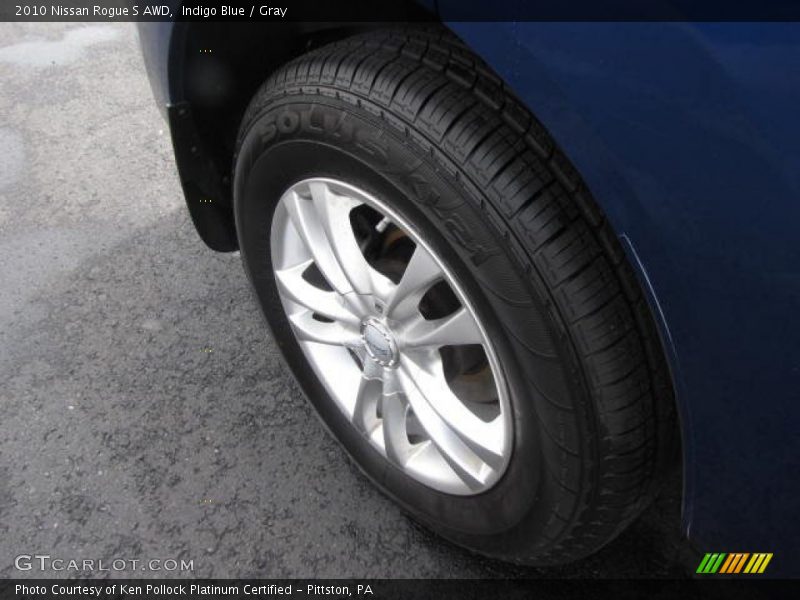 Indigo Blue / Gray 2010 Nissan Rogue S AWD