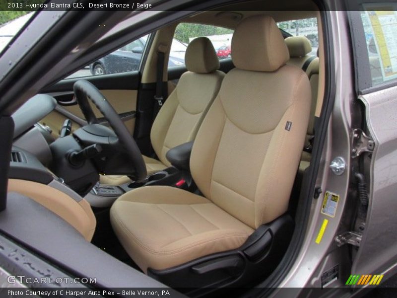 Desert Bronze / Beige 2013 Hyundai Elantra GLS