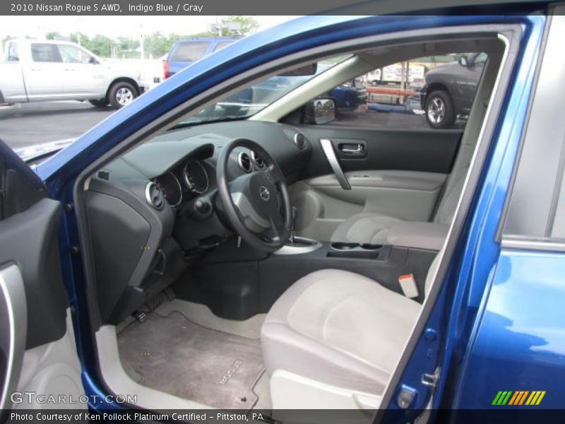 Indigo Blue / Gray 2010 Nissan Rogue S AWD