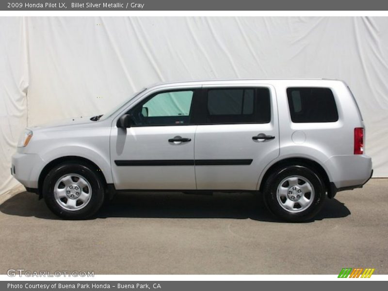 Billet Silver Metallic / Gray 2009 Honda Pilot LX