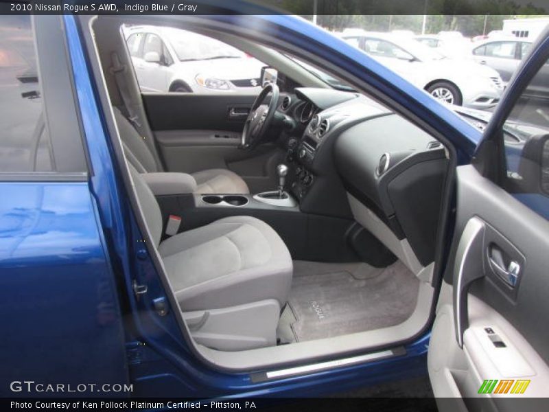 Indigo Blue / Gray 2010 Nissan Rogue S AWD