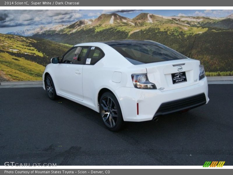 Super White / Dark Charcoal 2014 Scion tC