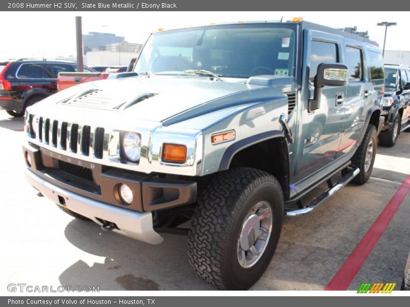 Slate Blue Metallic / Ebony Black 2008 Hummer H2 SUV