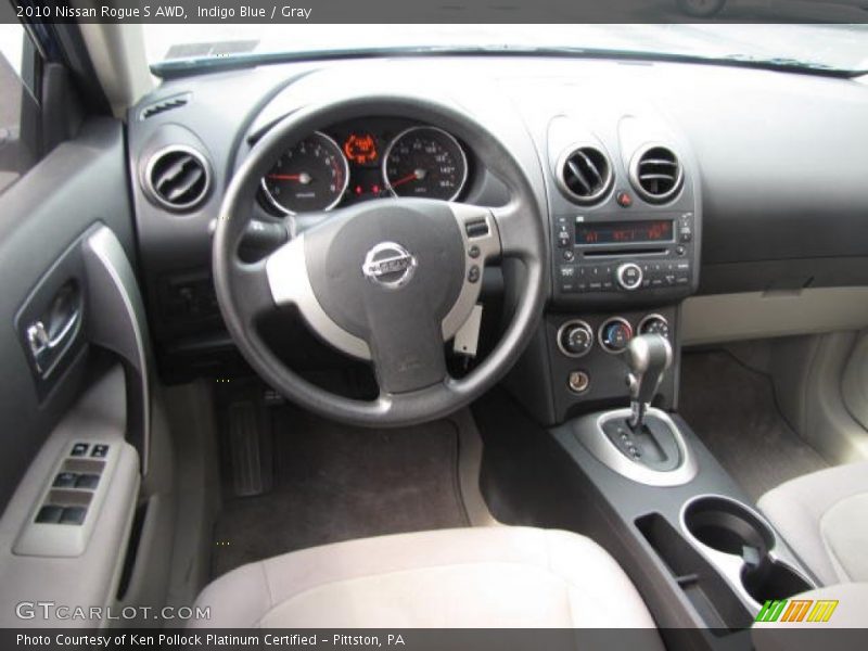 Indigo Blue / Gray 2010 Nissan Rogue S AWD