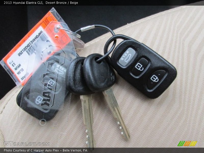 Desert Bronze / Beige 2013 Hyundai Elantra GLS