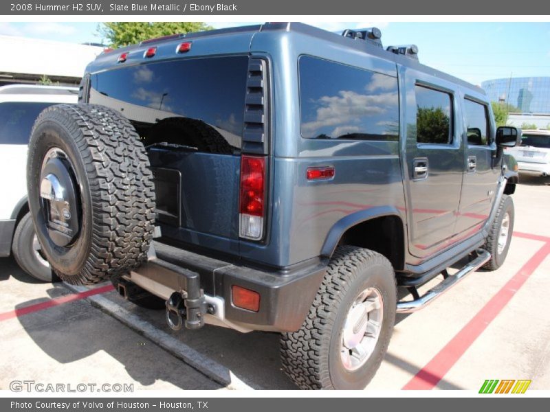 Slate Blue Metallic / Ebony Black 2008 Hummer H2 SUV