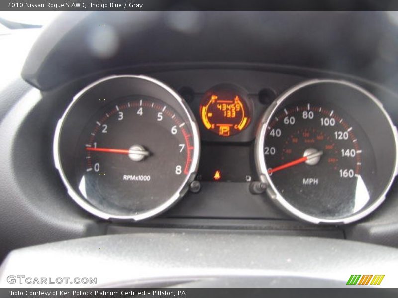 Indigo Blue / Gray 2010 Nissan Rogue S AWD