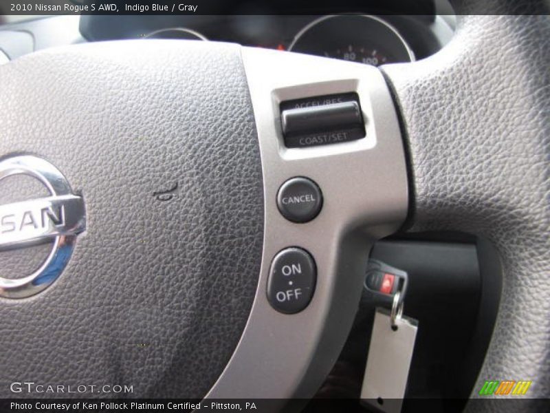 Indigo Blue / Gray 2010 Nissan Rogue S AWD