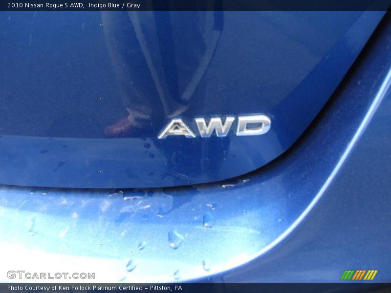 Indigo Blue / Gray 2010 Nissan Rogue S AWD