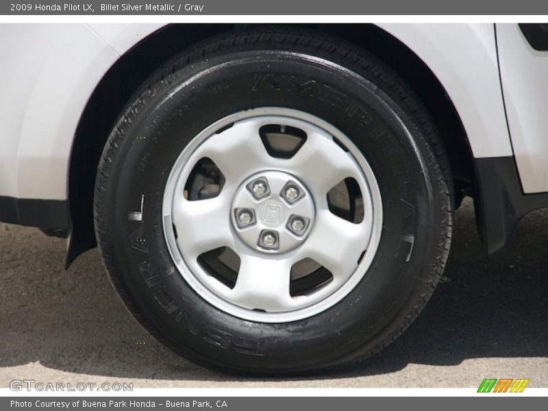 Billet Silver Metallic / Gray 2009 Honda Pilot LX