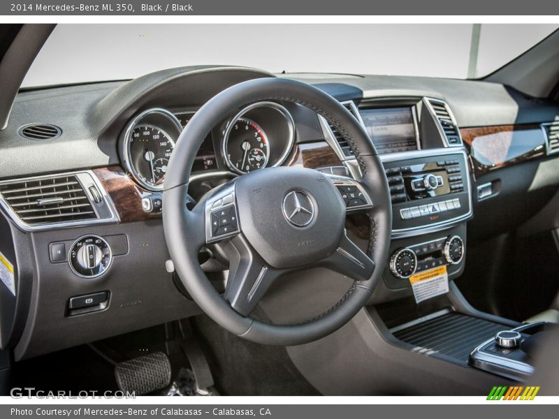 Black / Black 2014 Mercedes-Benz ML 350