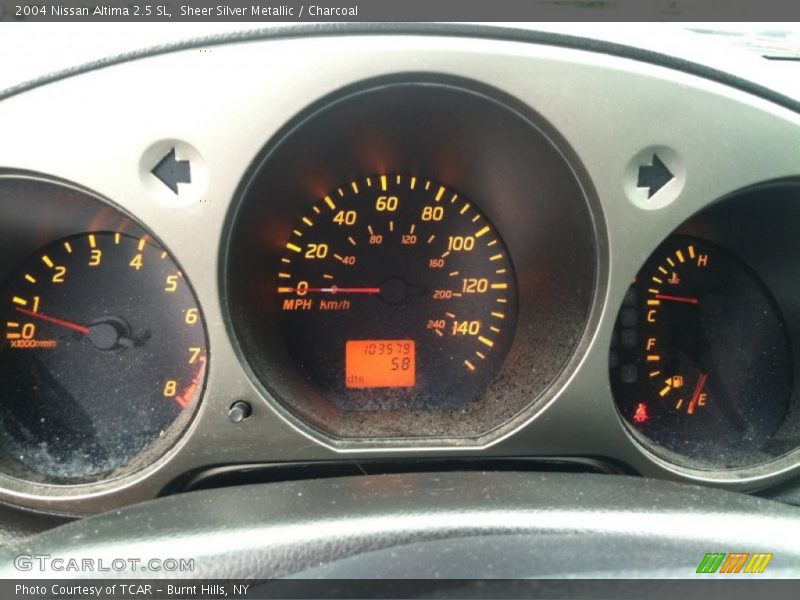 Sheer Silver Metallic / Charcoal 2004 Nissan Altima 2.5 SL