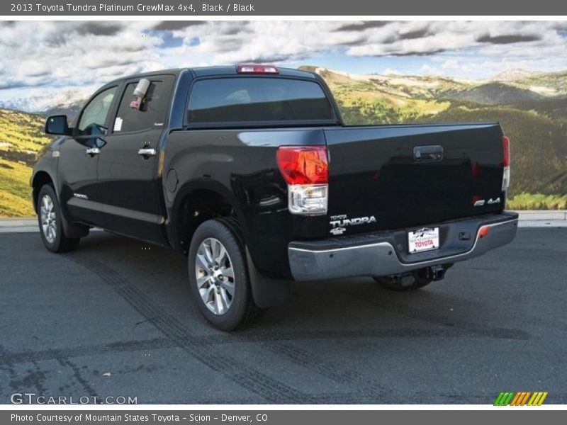 Black / Black 2013 Toyota Tundra Platinum CrewMax 4x4