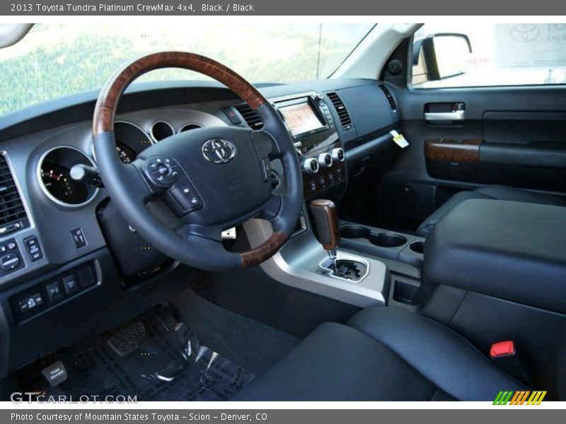 Black / Black 2013 Toyota Tundra Platinum CrewMax 4x4
