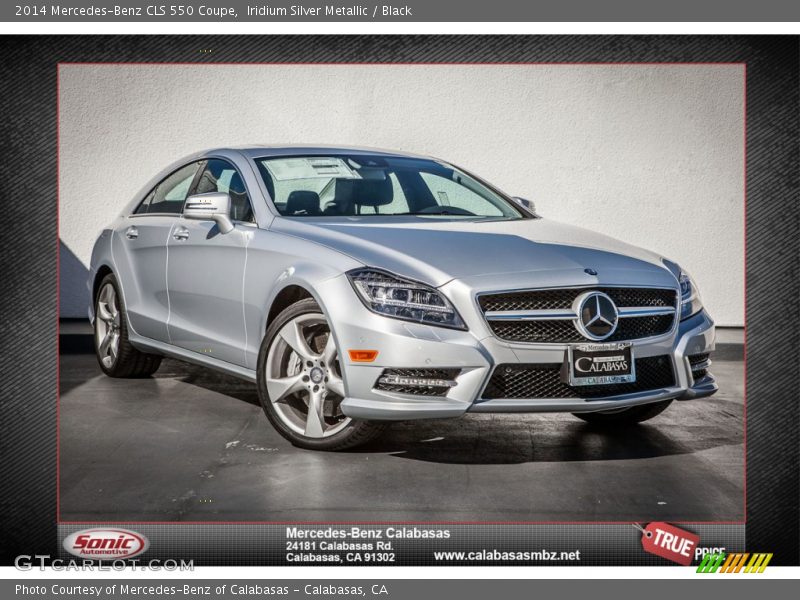 Iridium Silver Metallic / Black 2014 Mercedes-Benz CLS 550 Coupe