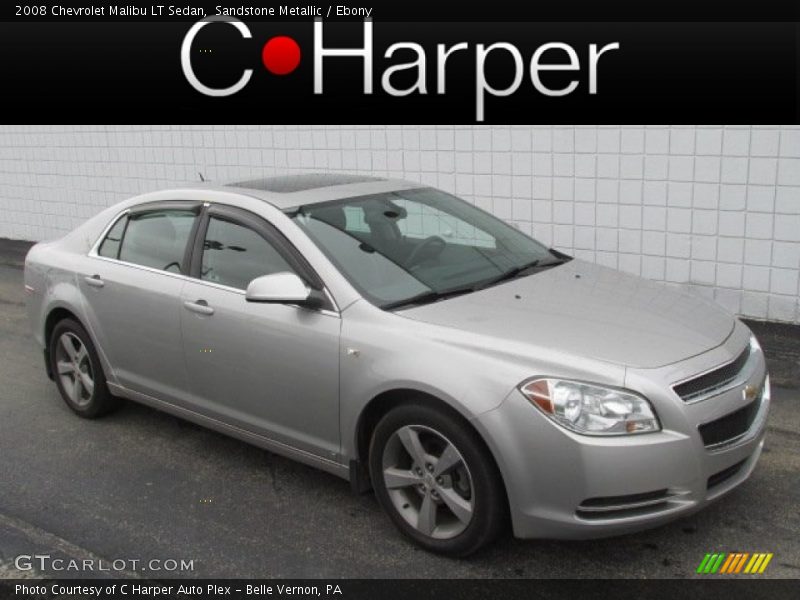 Sandstone Metallic / Ebony 2008 Chevrolet Malibu LT Sedan