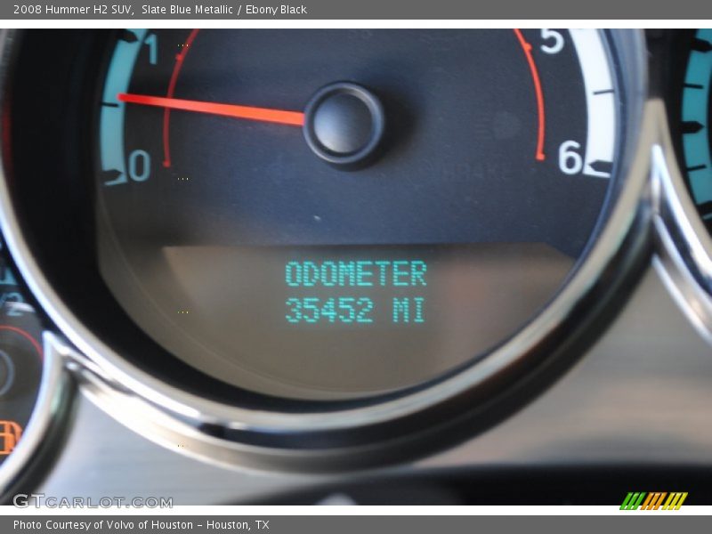 Slate Blue Metallic / Ebony Black 2008 Hummer H2 SUV