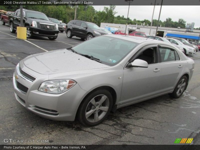 Sandstone Metallic / Ebony 2008 Chevrolet Malibu LT Sedan