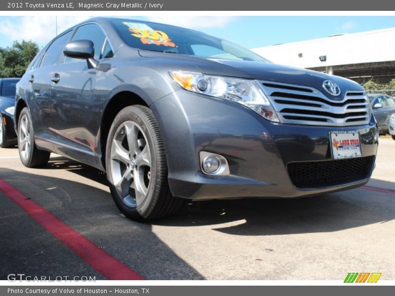Magnetic Gray Metallic / Ivory 2012 Toyota Venza LE