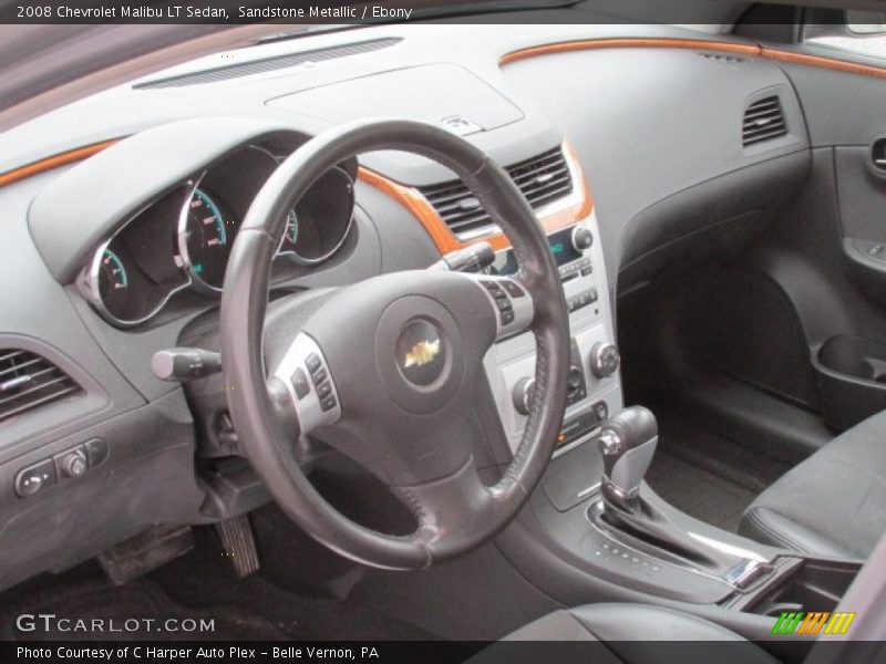 Sandstone Metallic / Ebony 2008 Chevrolet Malibu LT Sedan