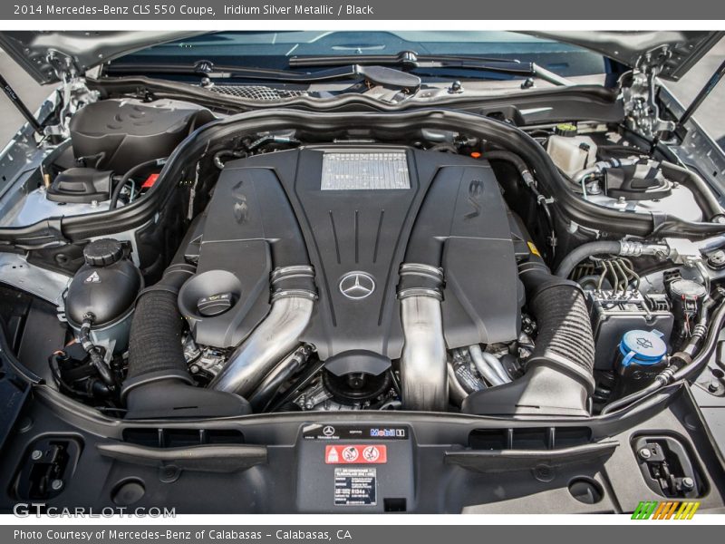 Iridium Silver Metallic / Black 2014 Mercedes-Benz CLS 550 Coupe